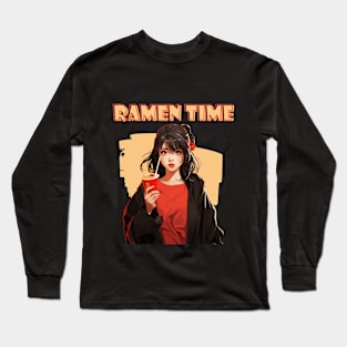 Chic Ramen Time Long Sleeve T-Shirt